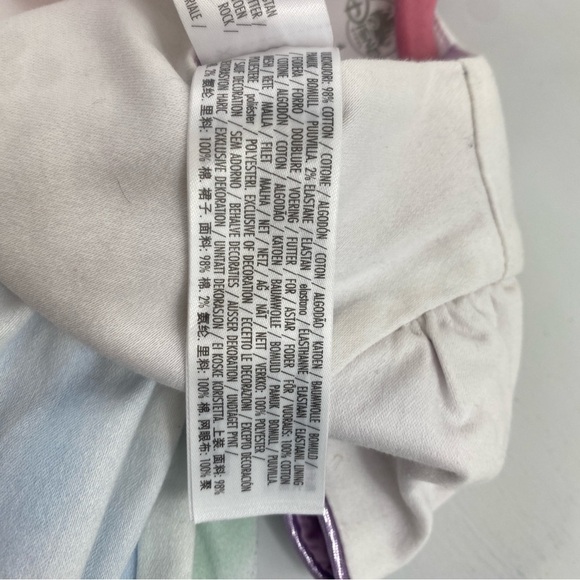 Disney Animators’ Collection Girls Mulan Princess White Party Dress Costume Sz 4 - Picture 8 of 14